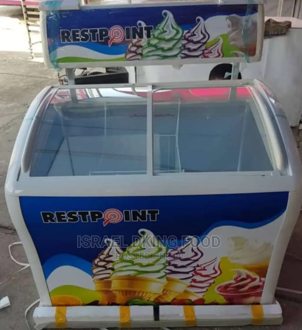 Double Slide Electric Ice Cream Chiller