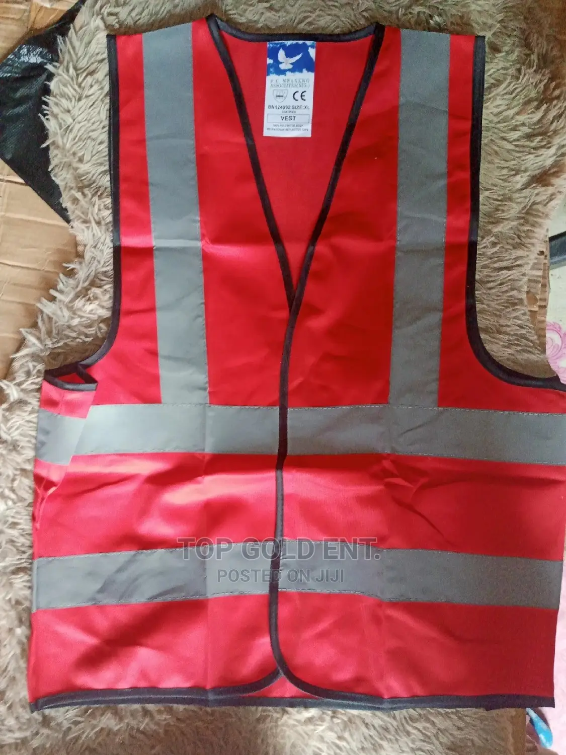 Reflective Vest/ Jacket. Blue, Red, Green.