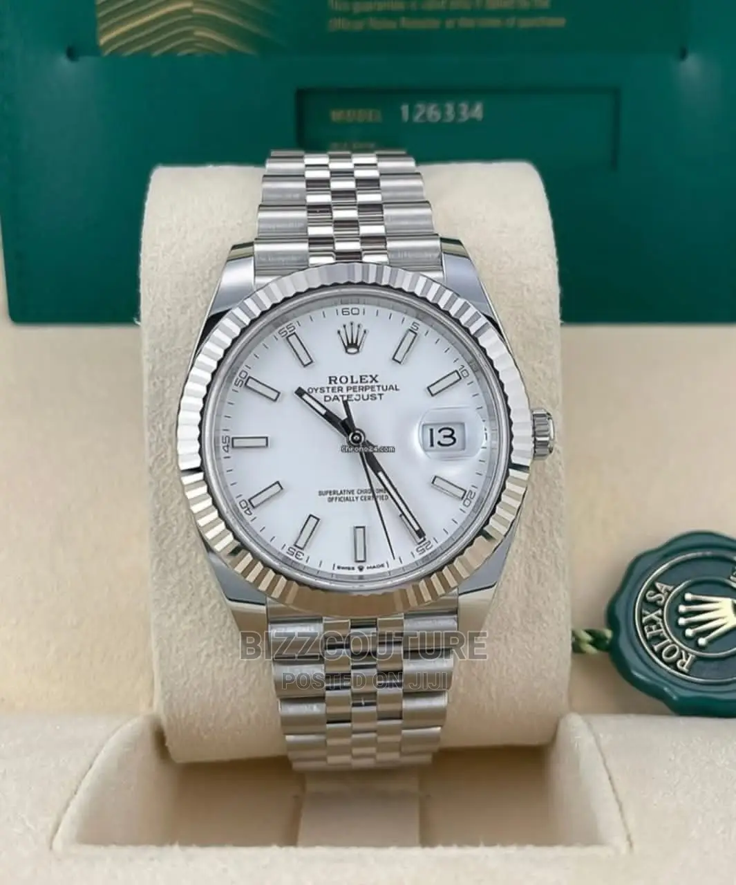 Original ROLEX Date Just Steel Silver Available in Store