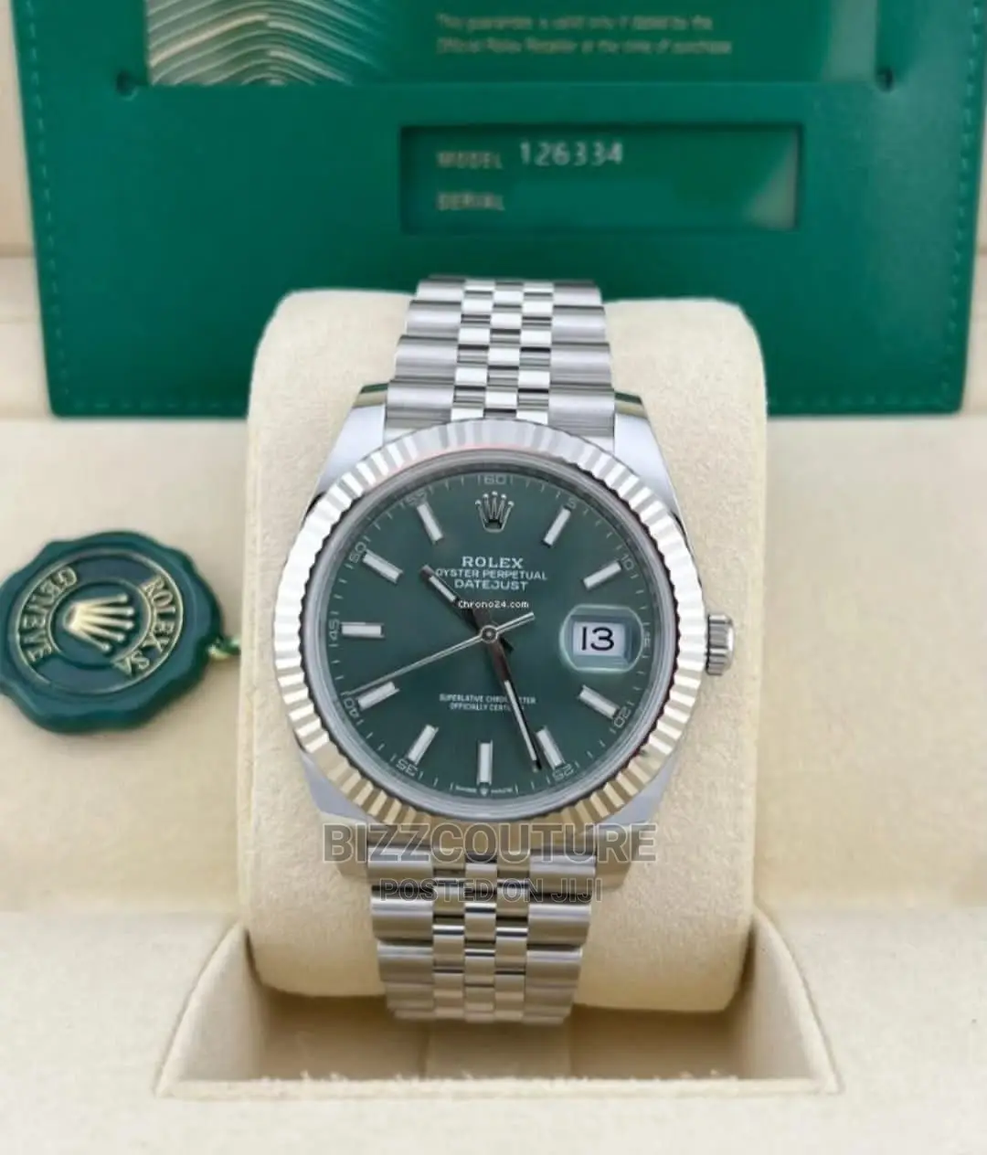 Original ROLEX Date Just Steel Silver Available in Store