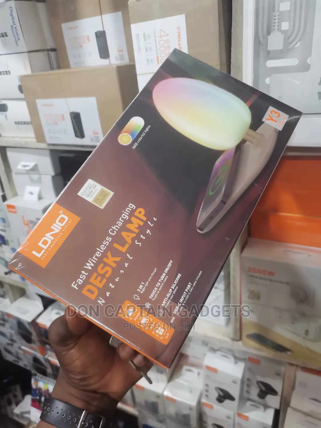 LDNIO Y3 Fast Wireless Charging Desktop Lamp