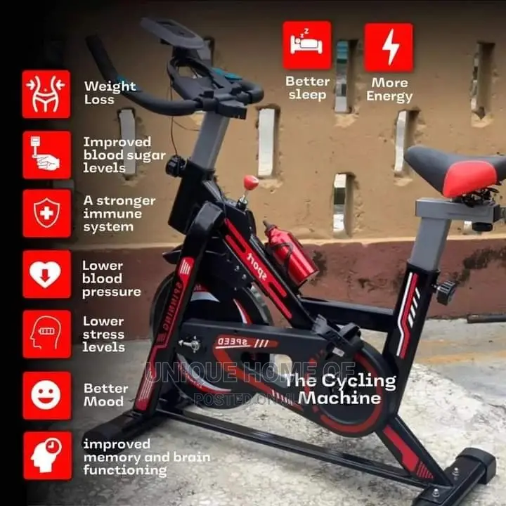 Stationary Spin Bike .
