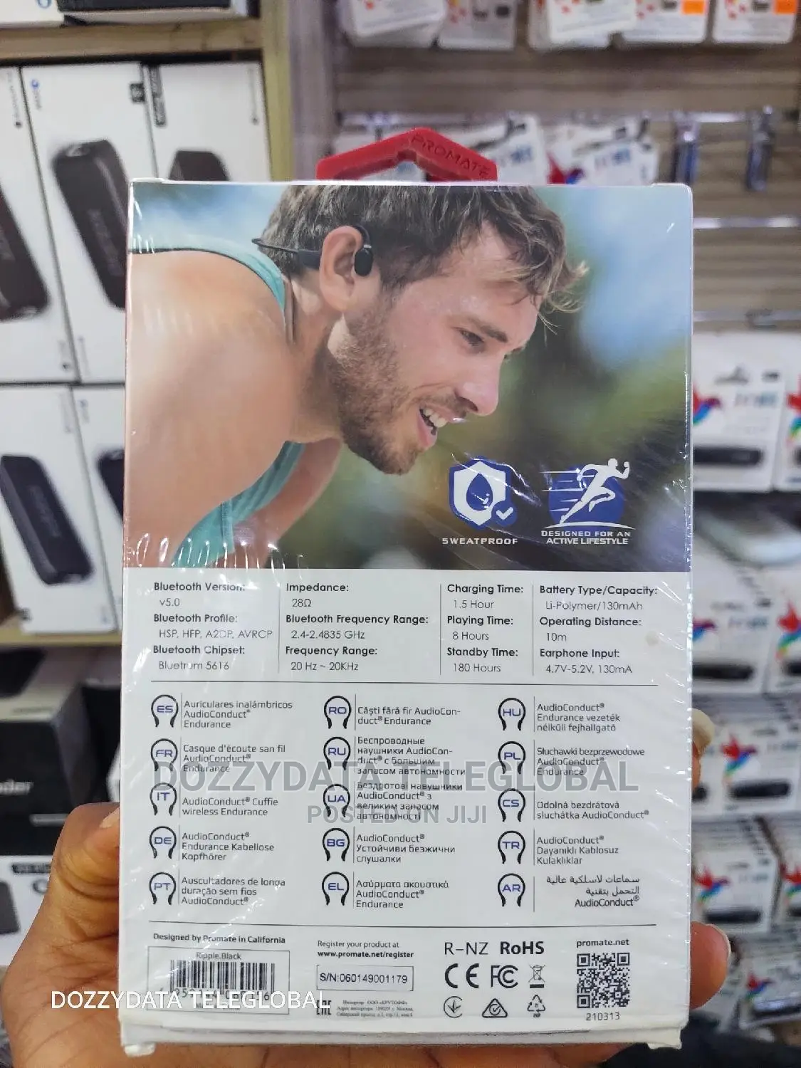 Promate Audio Conduct Endurance Wireless Headphones