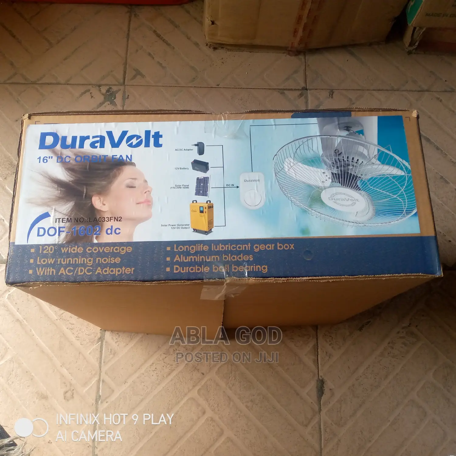 Duravolt 16 Inches Dc Orbit Fan