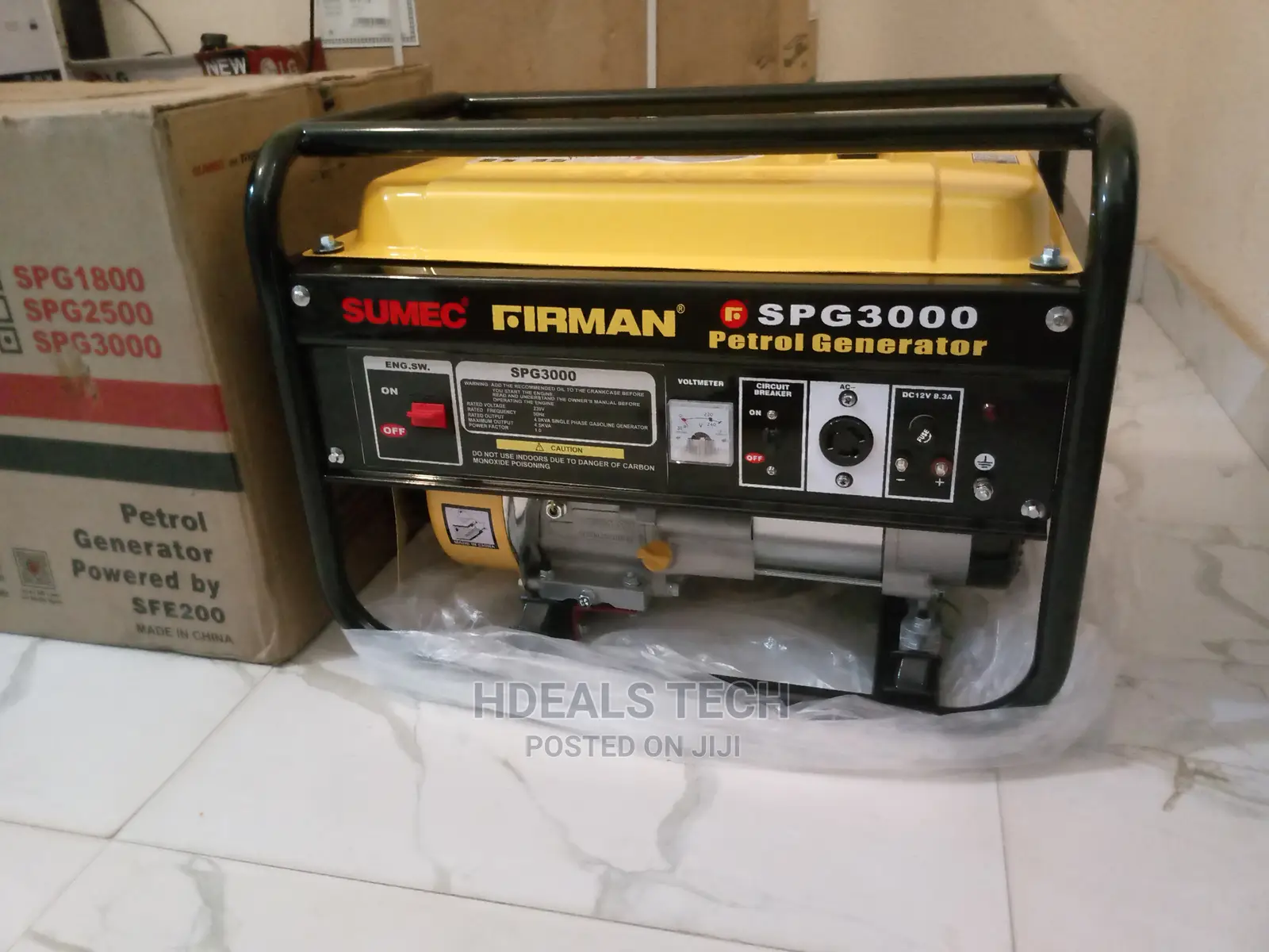 Latest 4.5KVA Sumec Firman Generator [SPG3000].