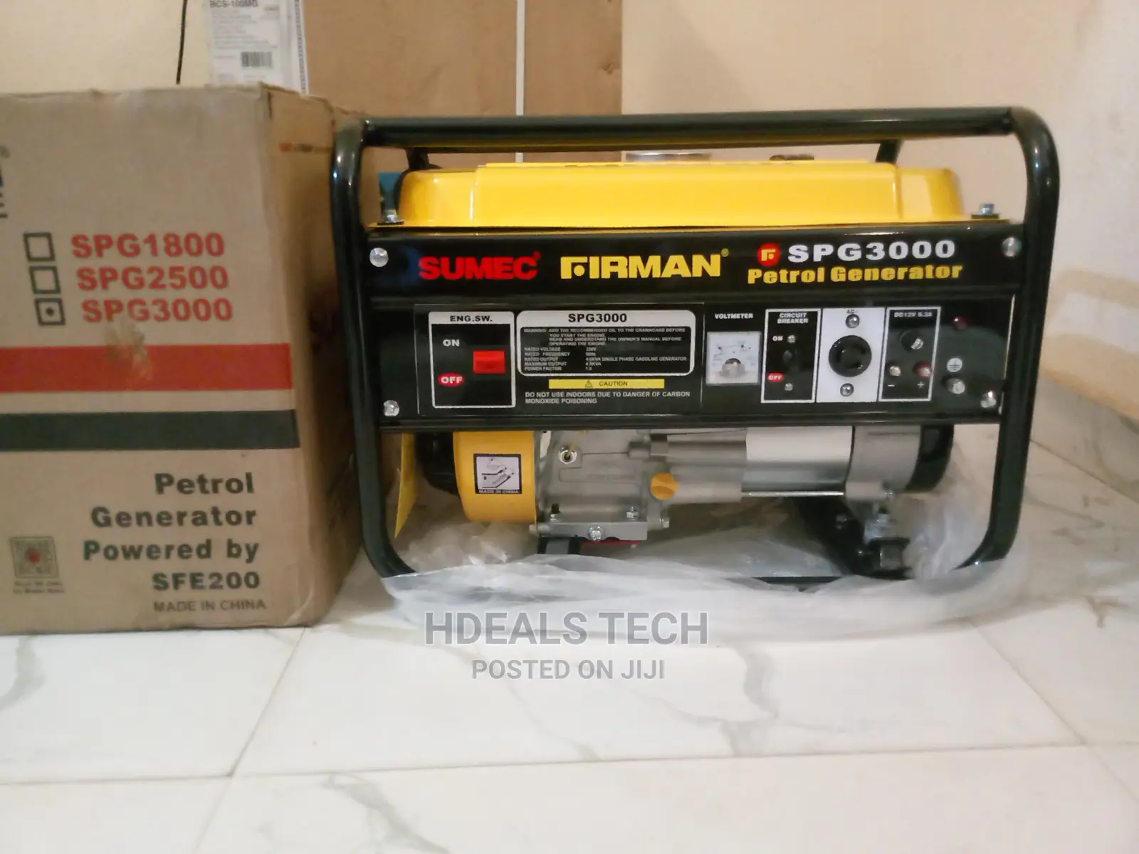 Brand New Sumec Firman Manual 4.5KVA Generator [SPG3000].