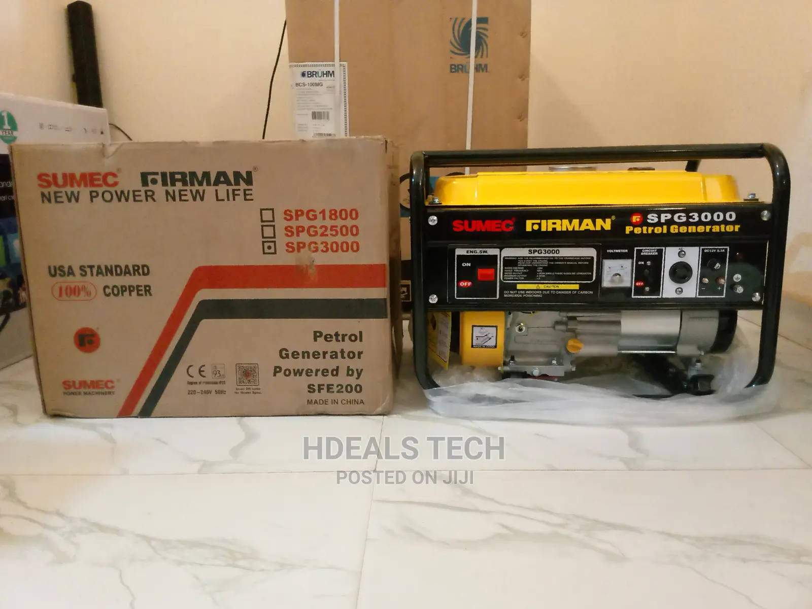 Latest Sumec Firman Manual 4.5KVA Generator [SPG3000].
