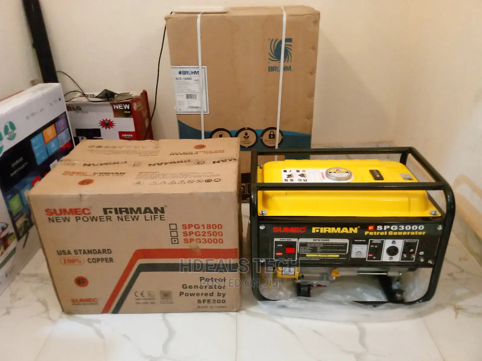 Quality 4.5KVA Sumec Firman Manual Generator [SPG3000].