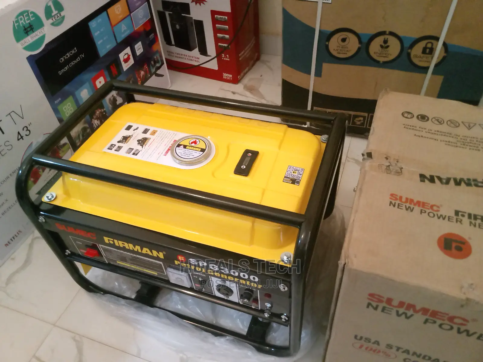 New 4.5KVA Sumec Firman Manual Generator [SPG3000].