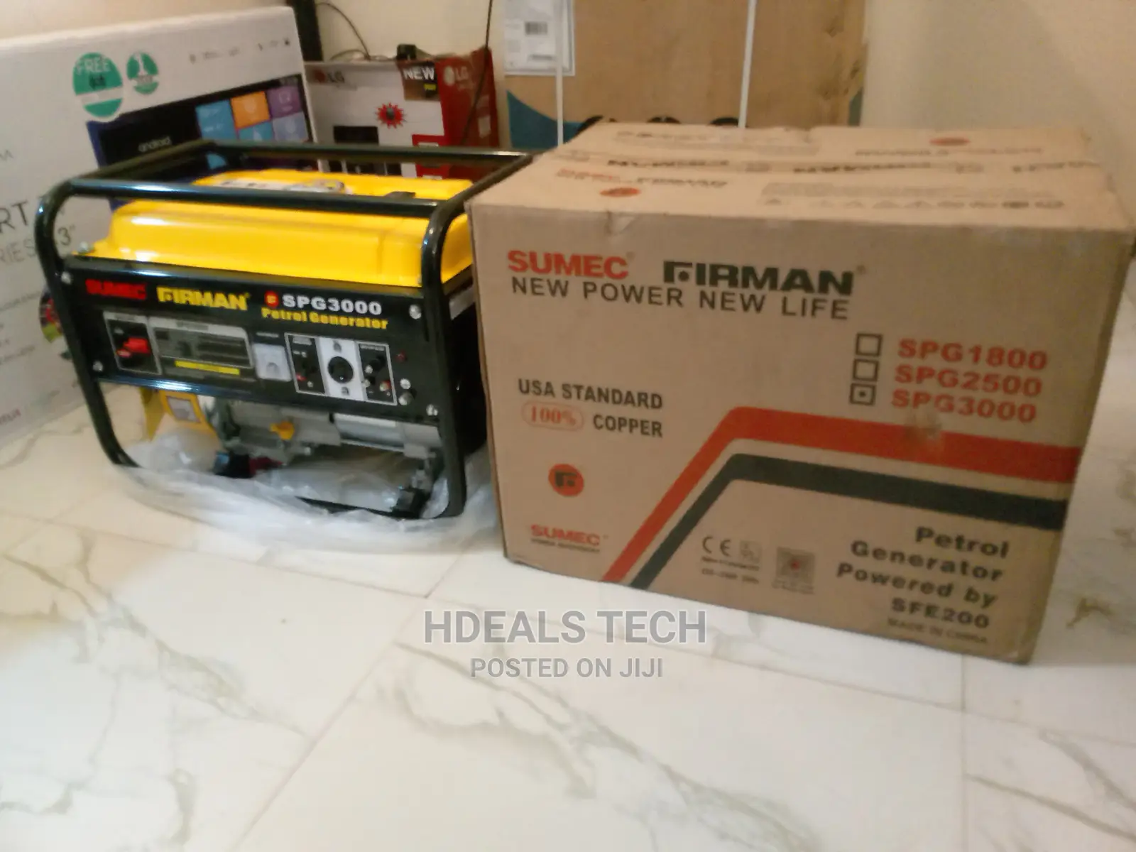 Latest 4.5KVA Sumec Firman Manual Generator [SPG3000].