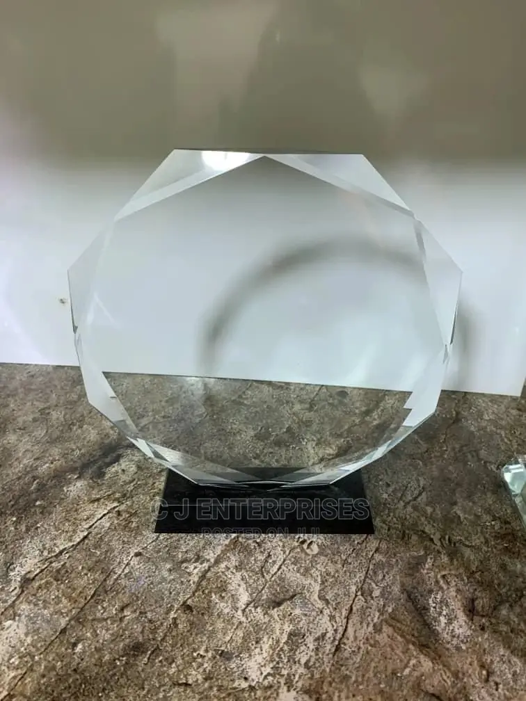 Glass Award Plaque G64