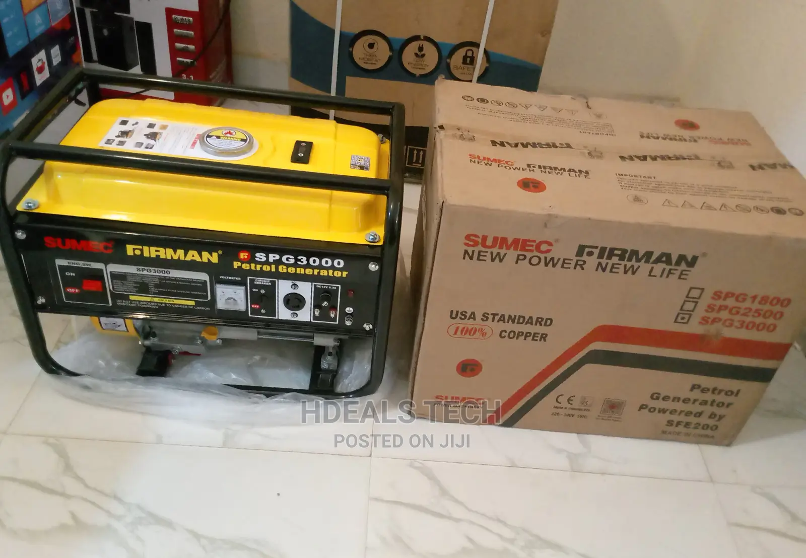 Best Sumec Firman 4.5KVA Generator, SPG3000.