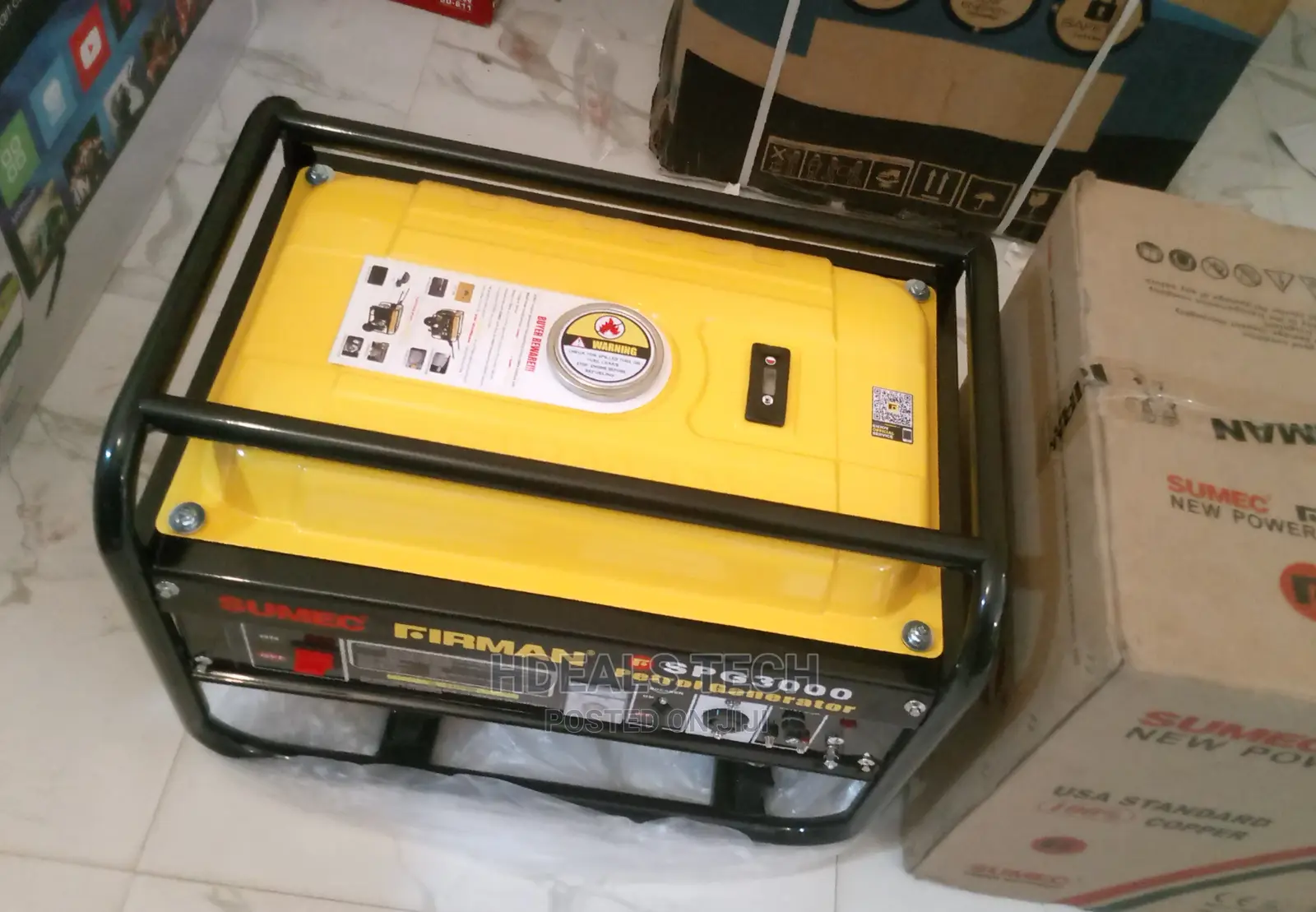 Original Sumec Firman 4.5KVA Generator, SPG3000.
