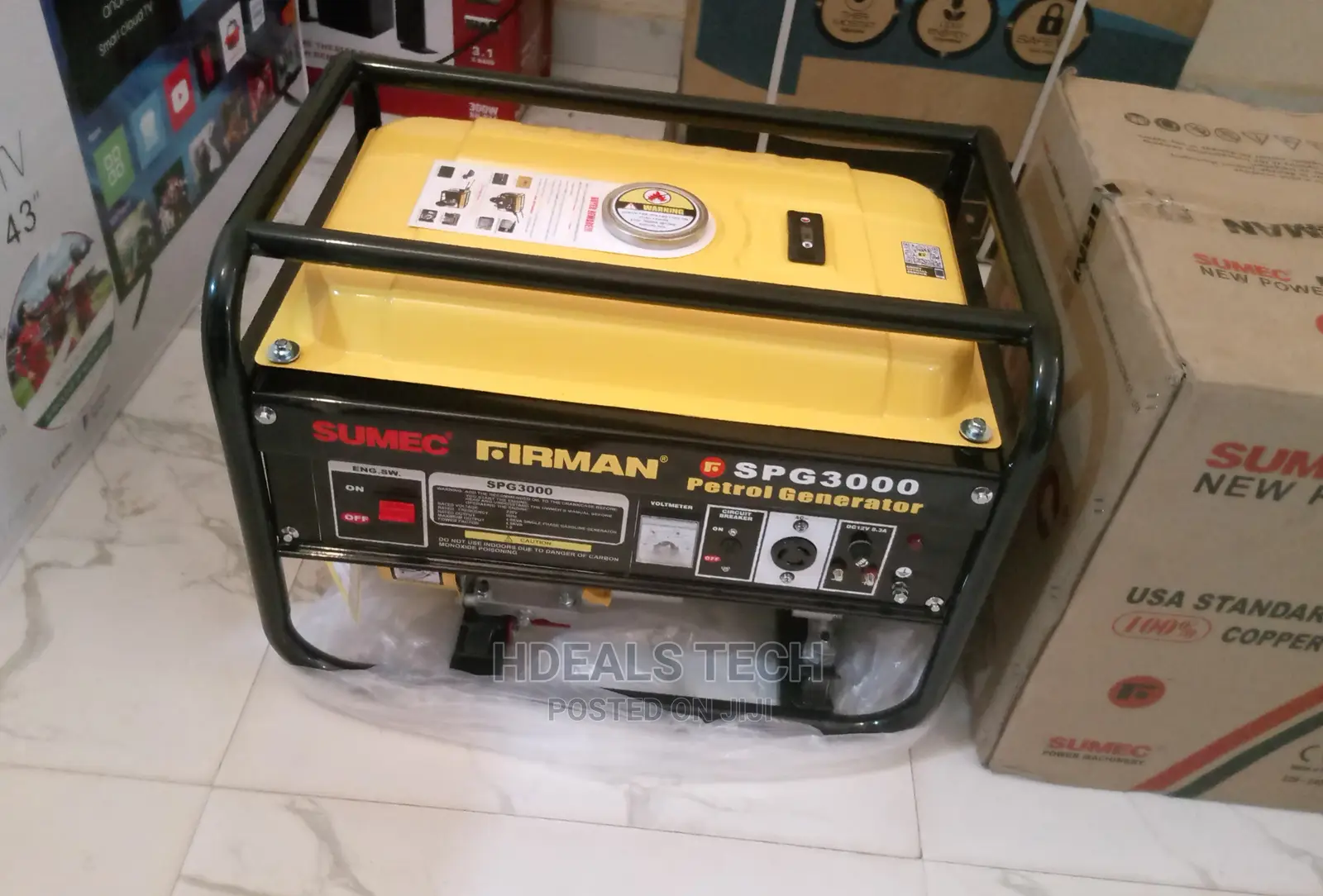 Latest Sumec Firman 4.5KVA Generator, SPG3000.