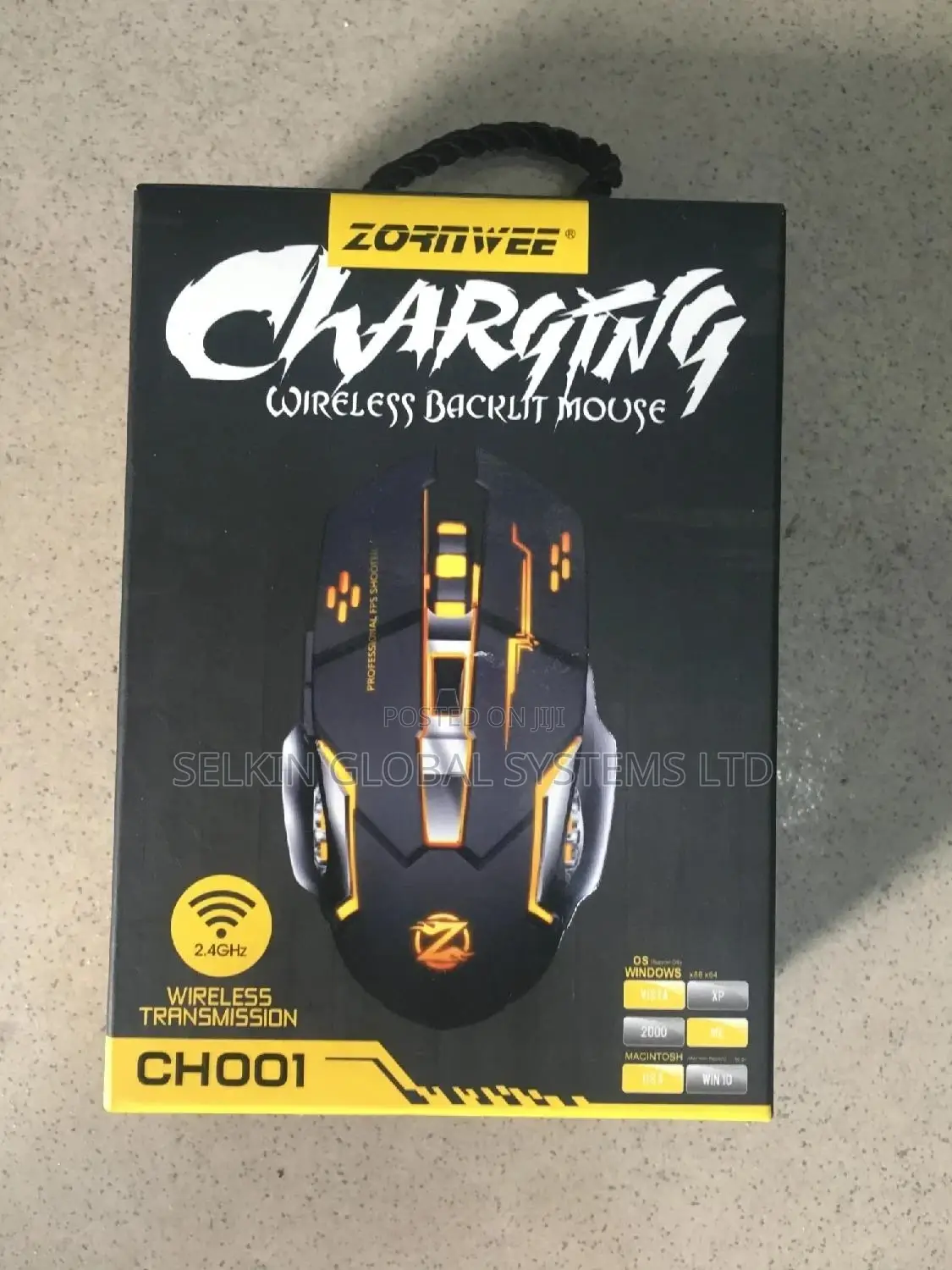 Wireless Gaming Mouse With Backlight