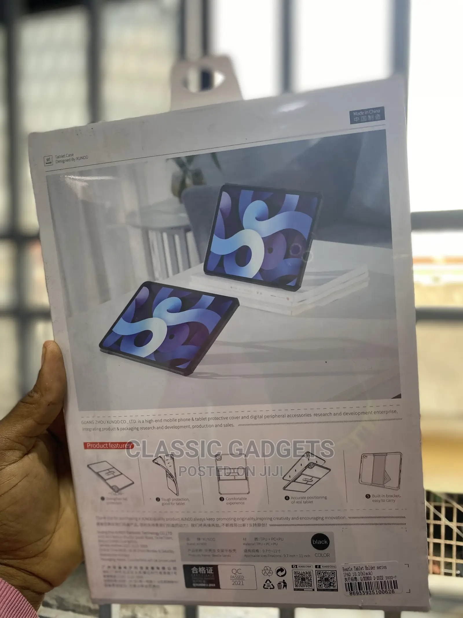 Xundd Clear Case With Stand for iPad Pro 12.9/ Pro 13” 2024