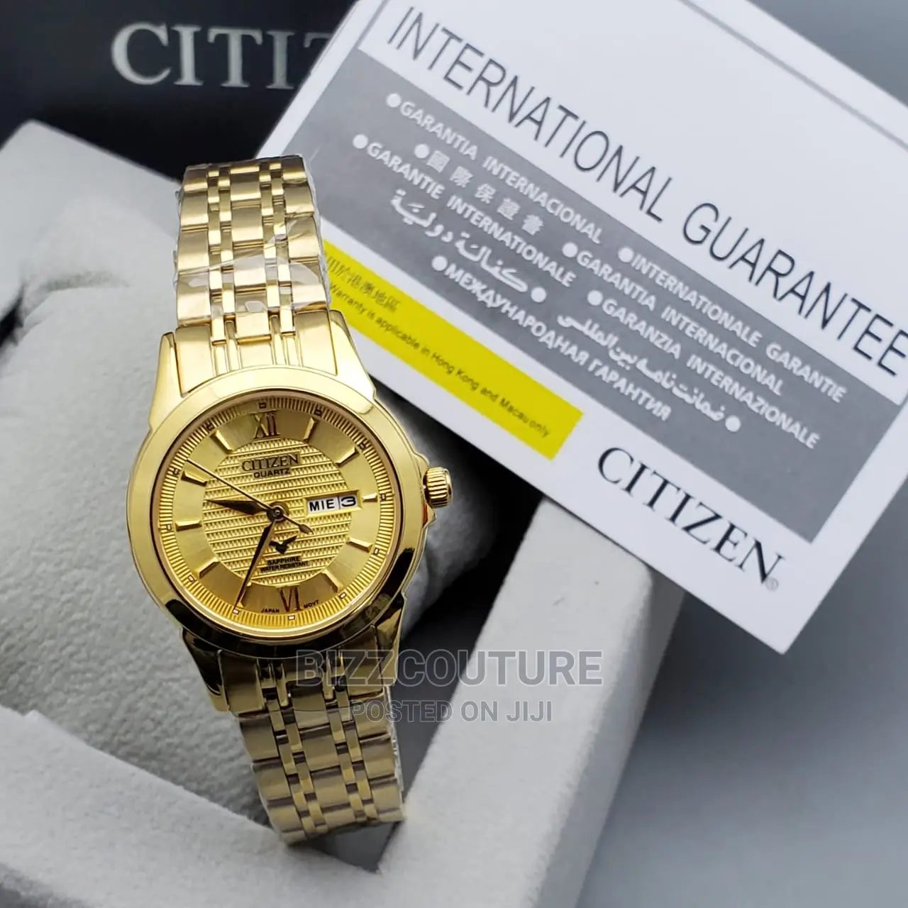 Original CITIZEN Gold Stainless Steel Avsilable in Store