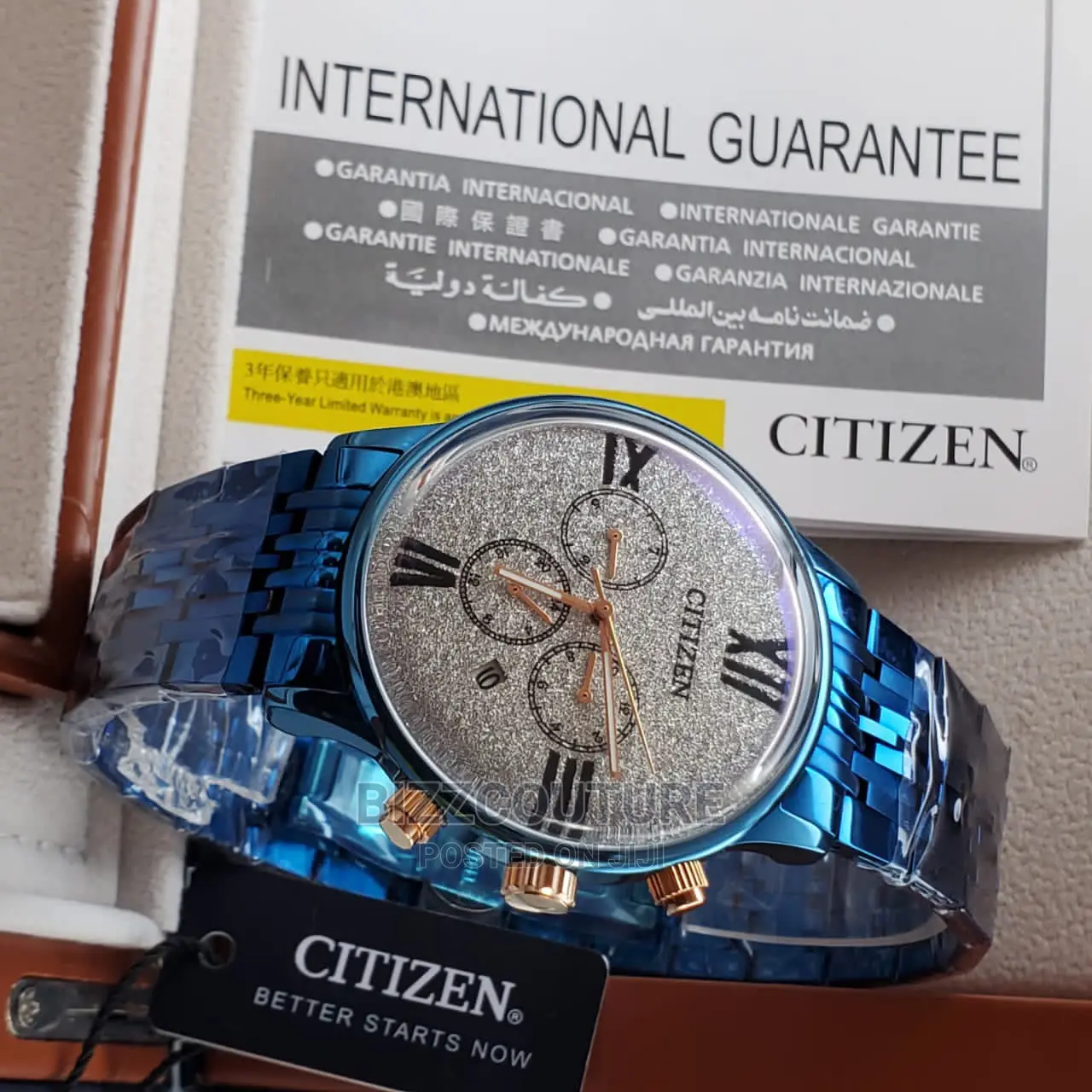 Original Citizen Blue Steel Chain Available in Store