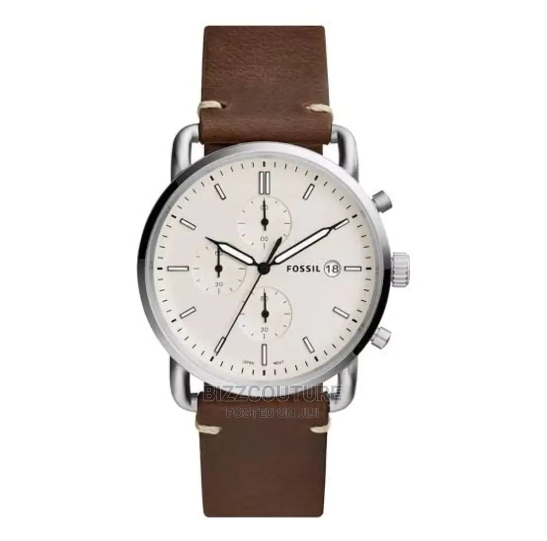 Original FOSSIL Brown Leather Strap Available in Store
