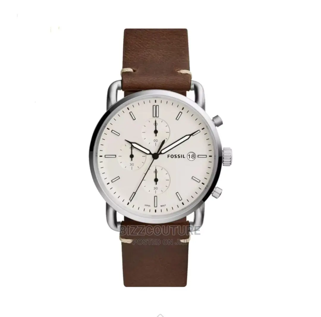Original FOSSIL Brown Leather Strap Available in Store