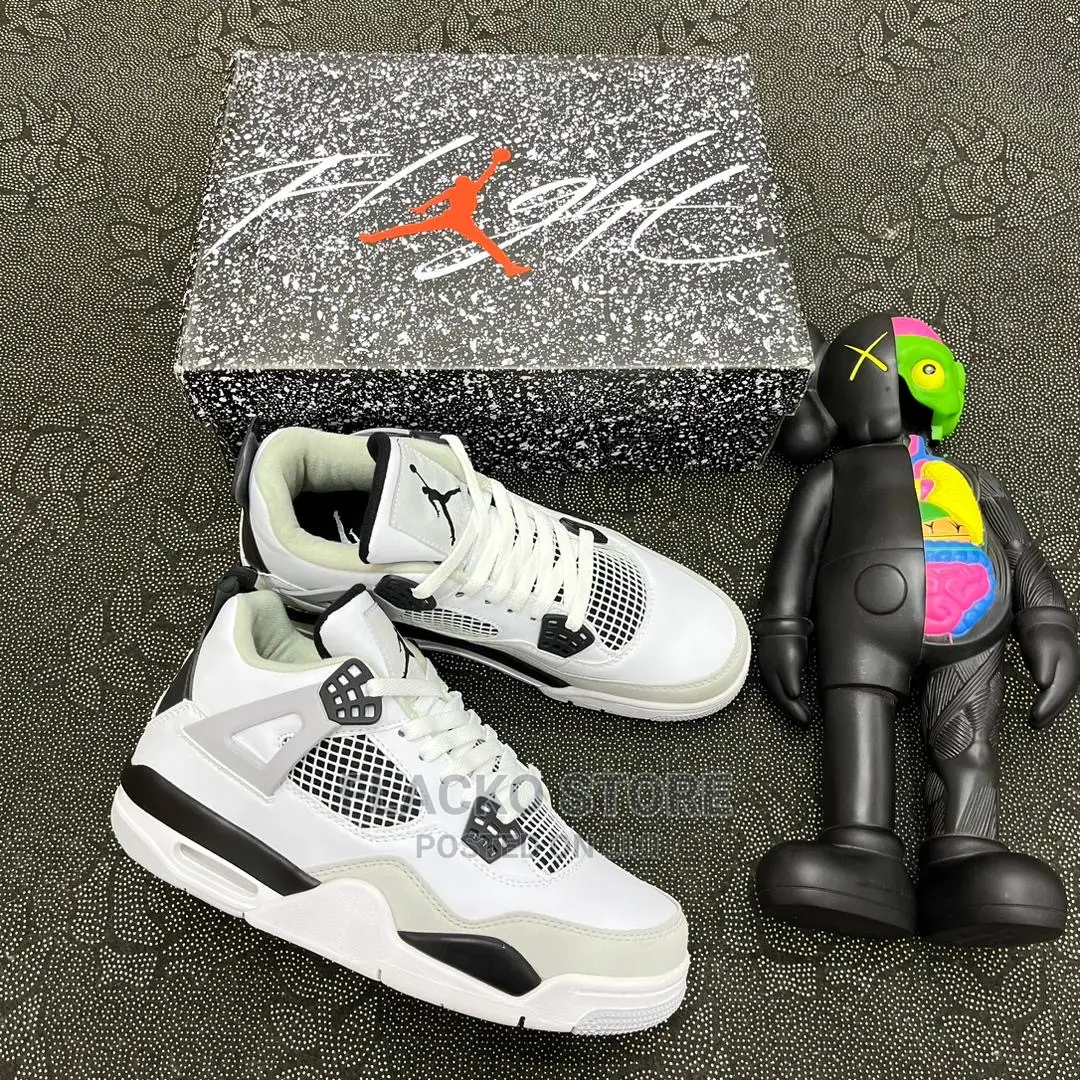 Original Air Jordan 4 Retro Military Black Sneaker Available