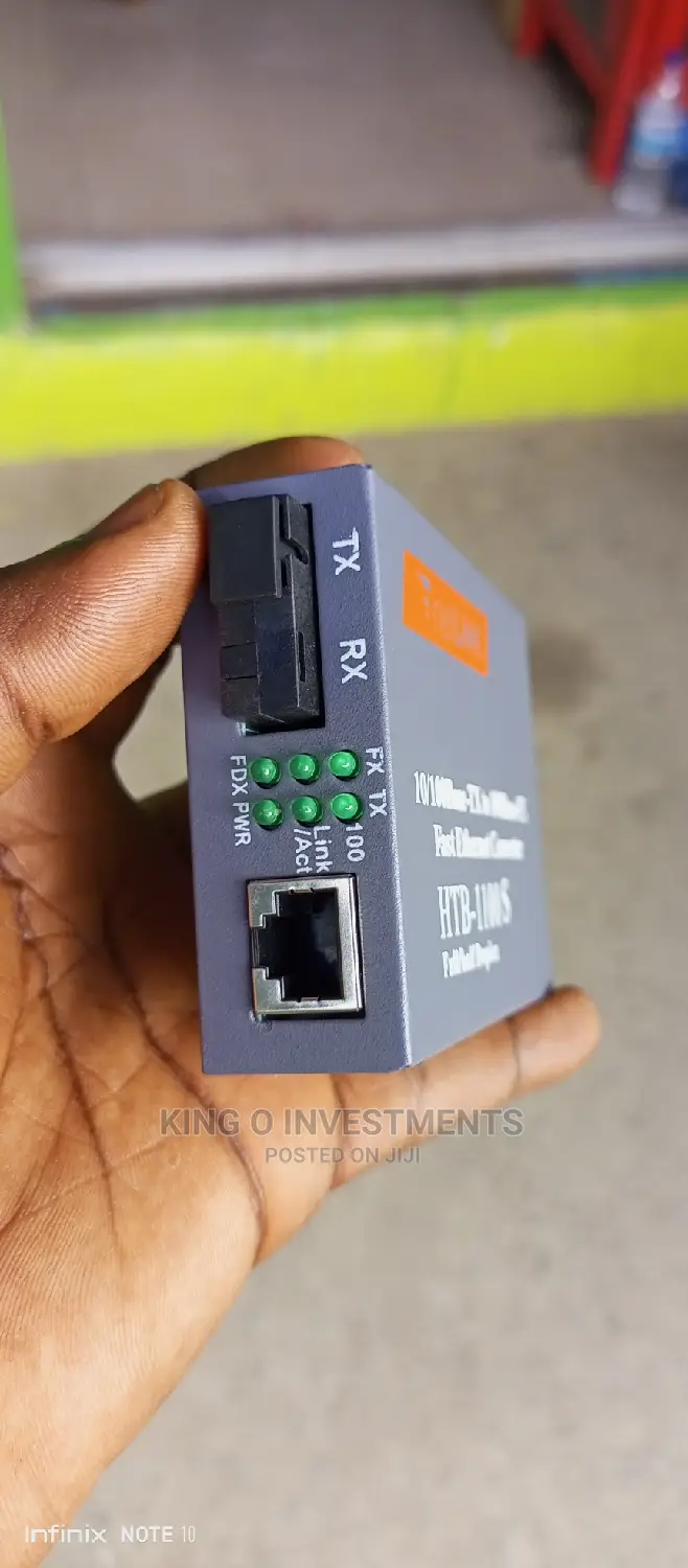 Netlink Optical Media Converter 10/100mbps RJ45 a and B