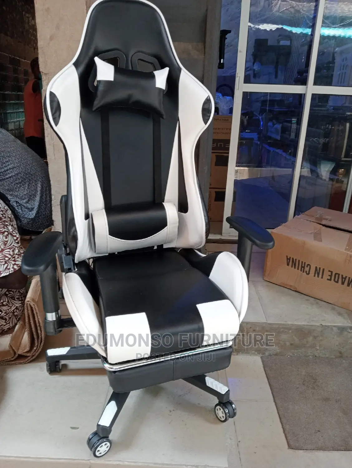 Reclining Racing Game Chair Backrest