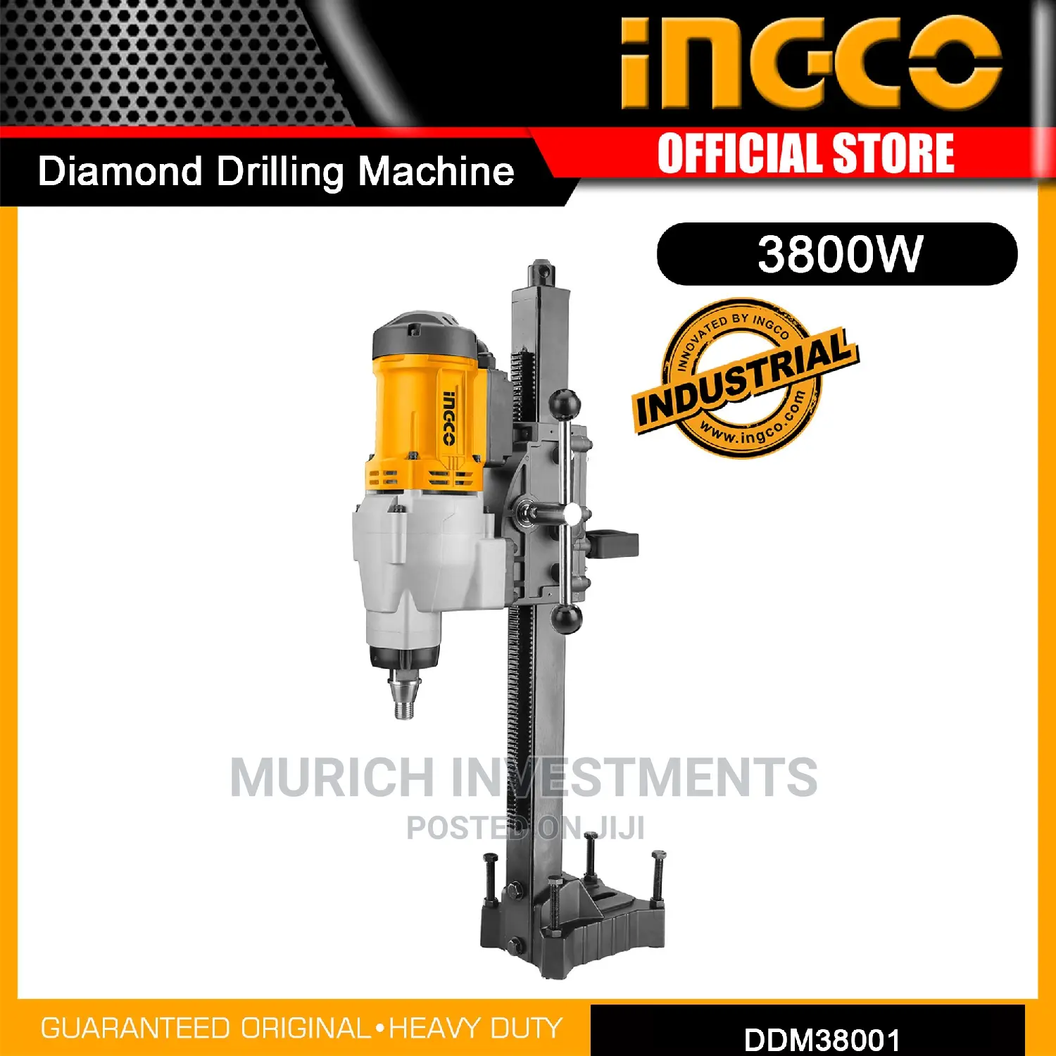 INGCO Professional 230mm Diamond Drill Core Drill 3800W