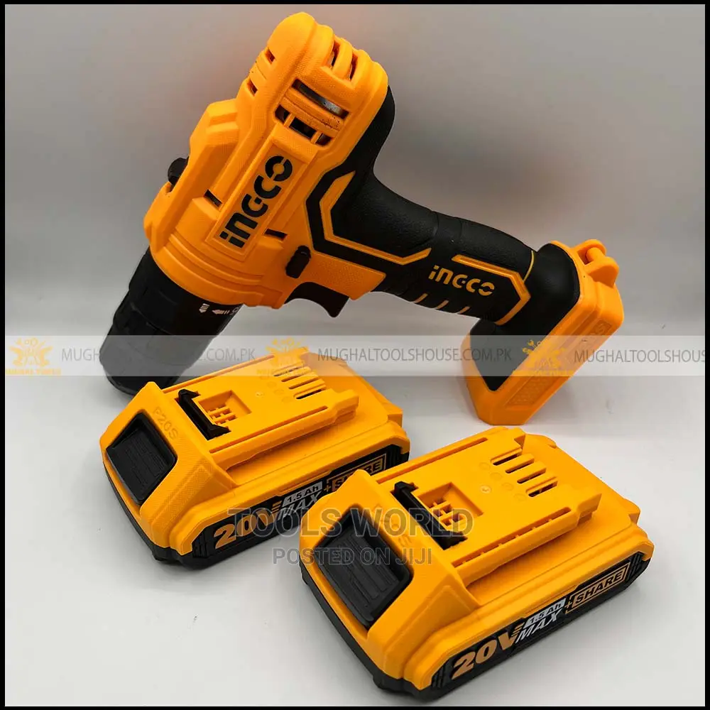 Ingco Lithium-Ion Cordless Drill 20v (1.5ah) X2