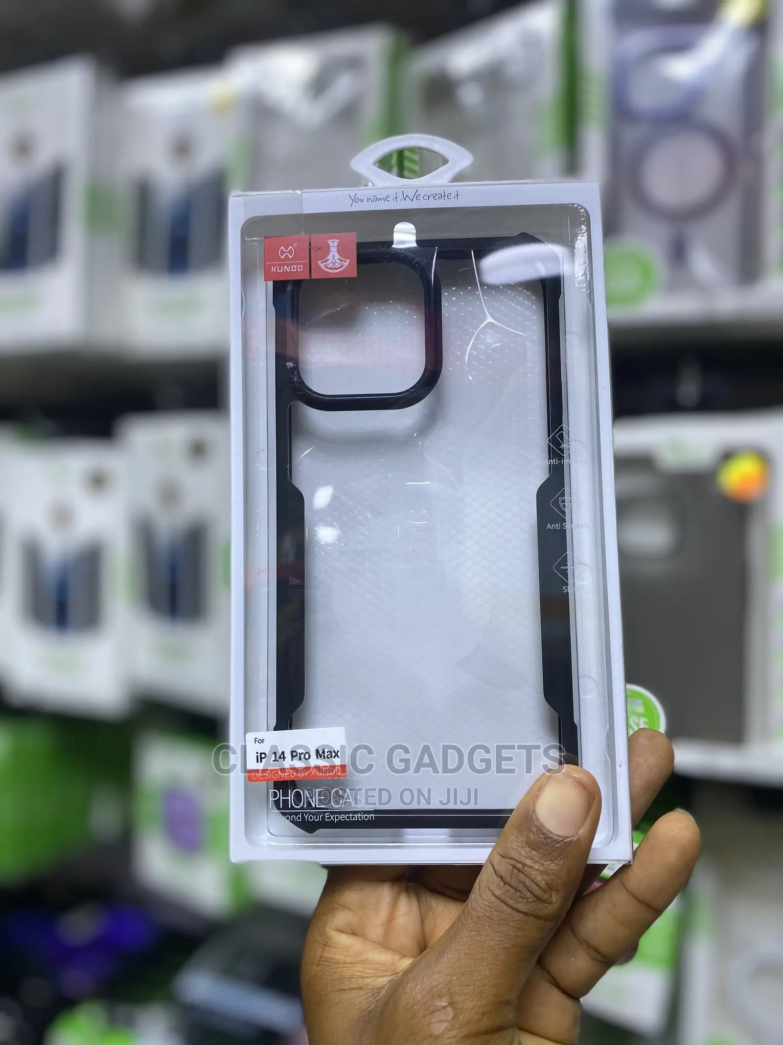Xundd Transparent Shockproof Case for iPhone 14 Promax