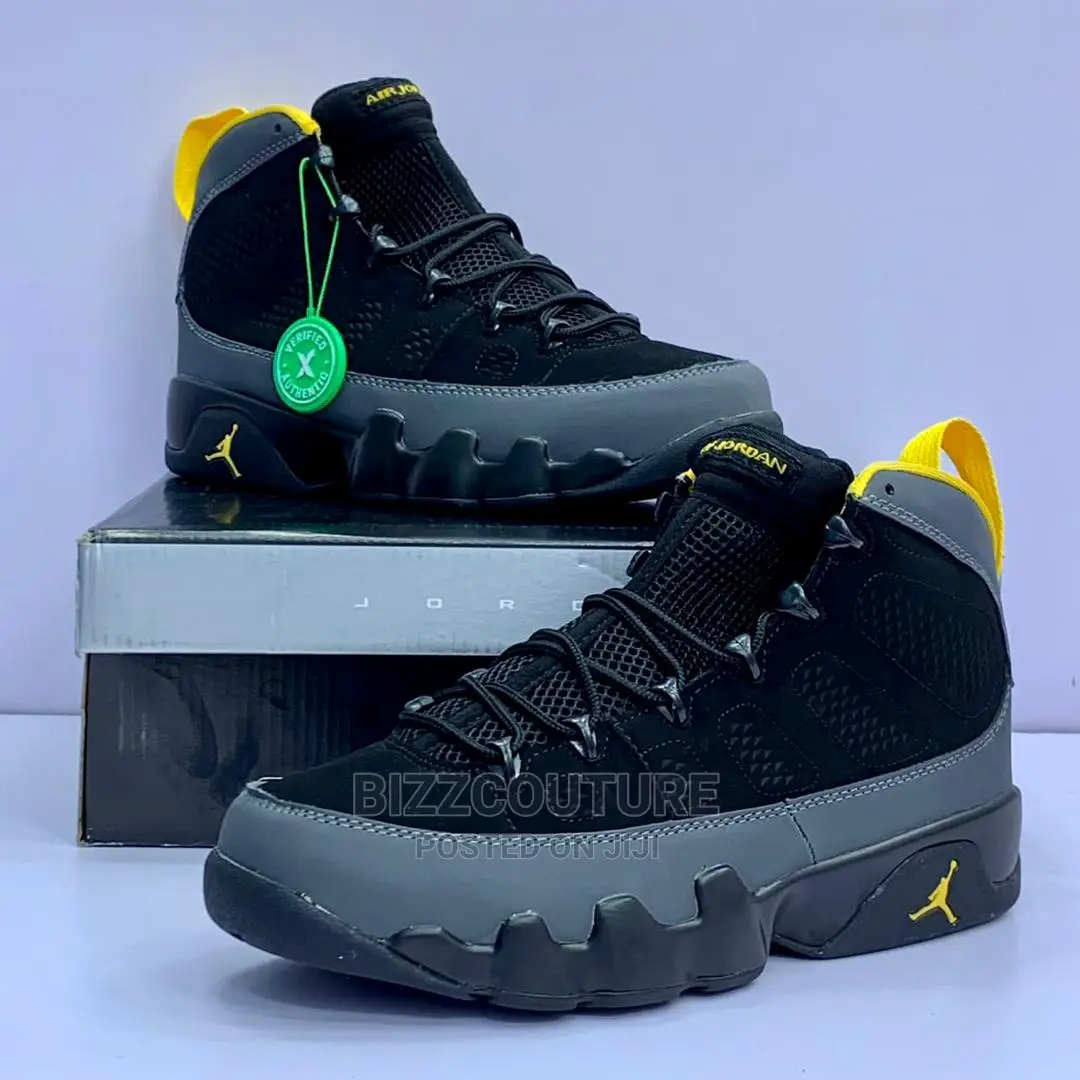 Original AIR JORDAN 9 RETRO Universitygold Available Instore