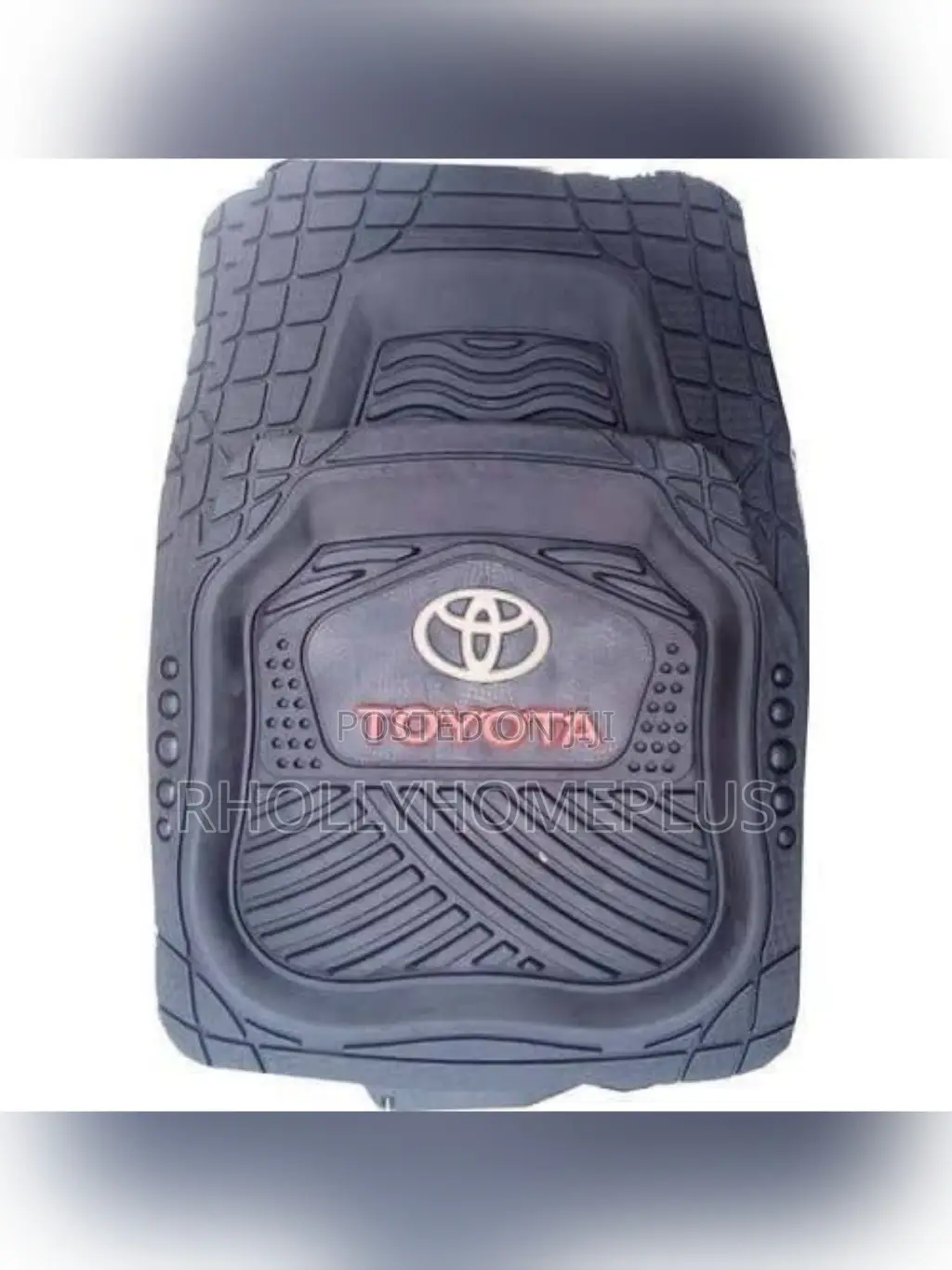 Black Toyota Foot Mat