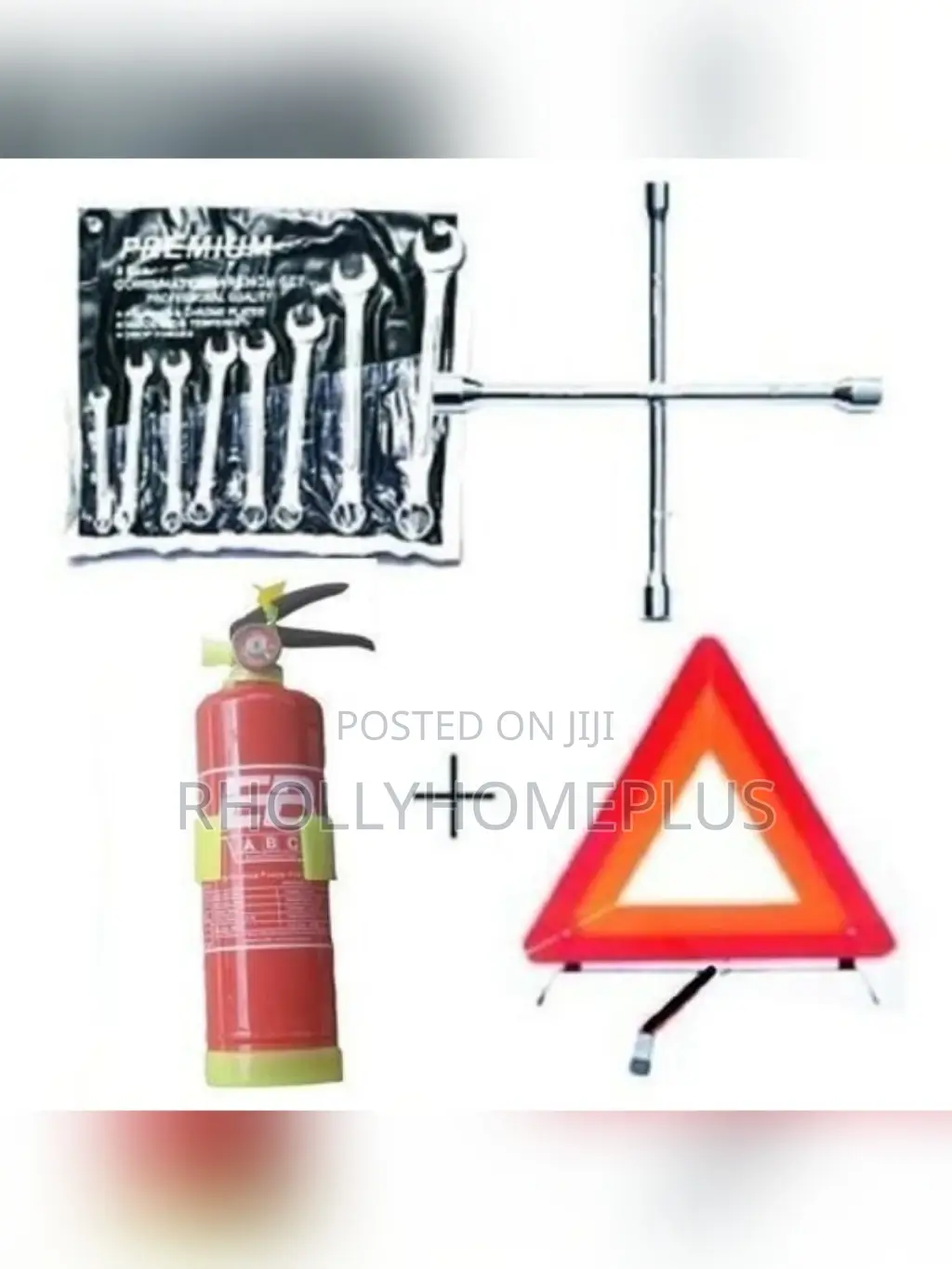 Car Safety Equipments:Fire Extinguisher, C-Caution Etc