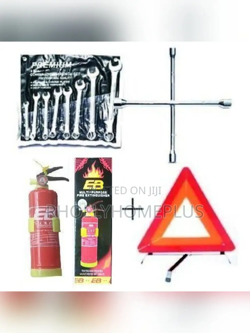 Car Safety Equipments:Fire Extinguisher, C-Caution Etc
