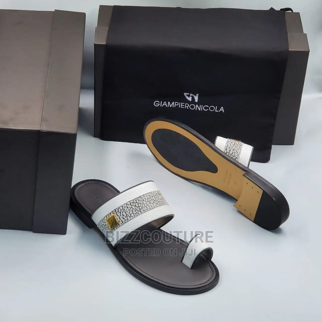 Original Italian GIAMPIERONICOLA Slippers Available in Store