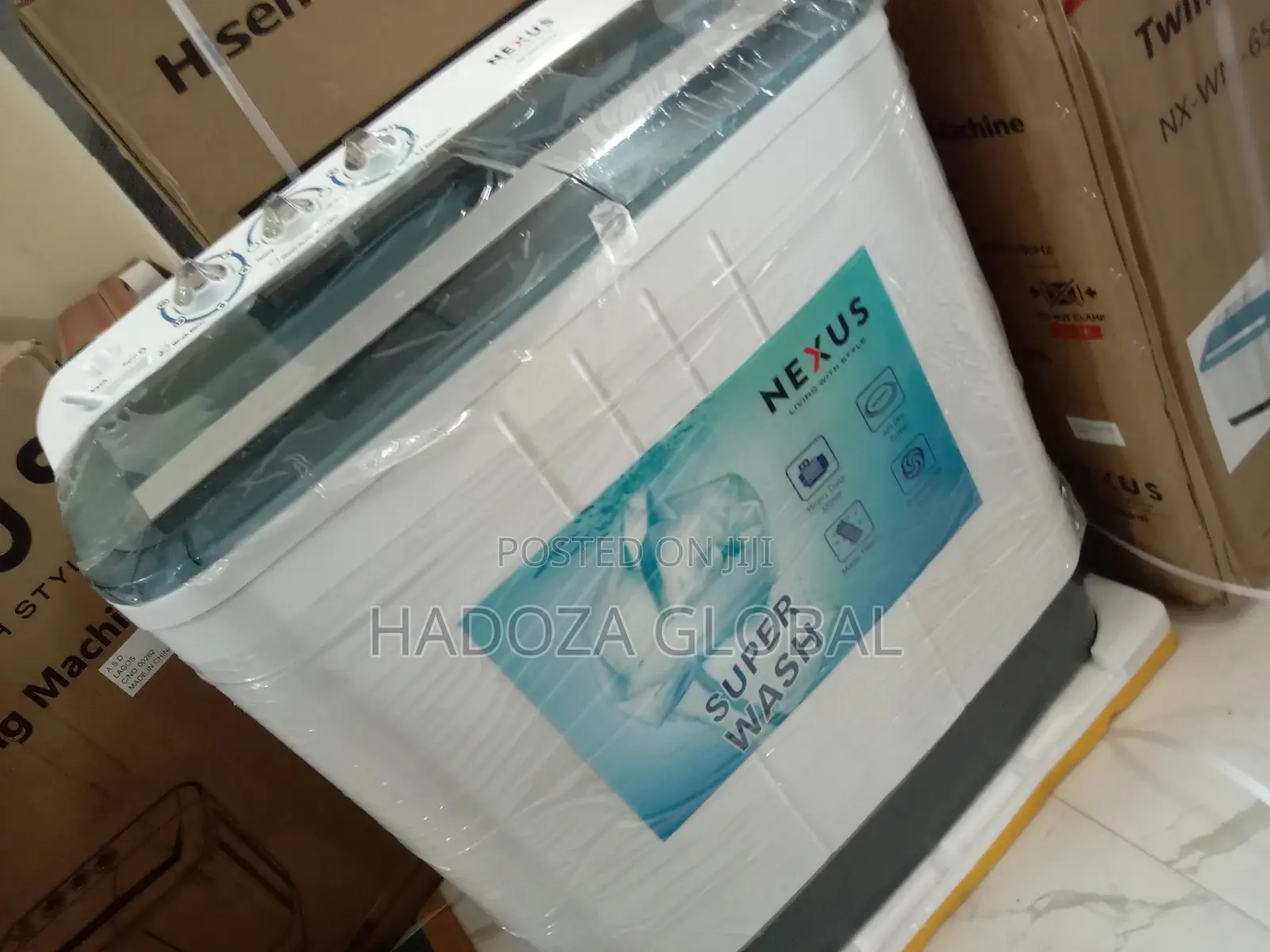 Nexus 7kg Semi Automatic Twintub Washing Machine