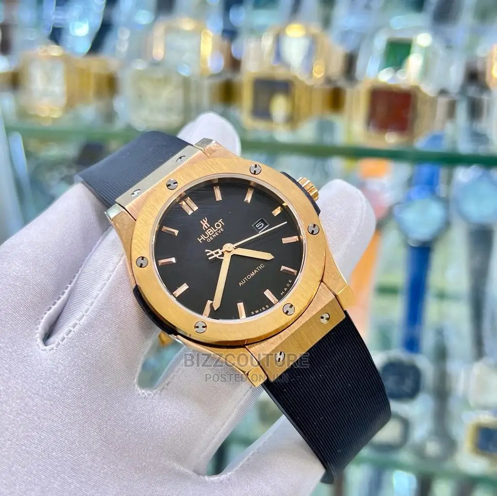 Original HUBLOT Rubber Strap Watch Available in Store