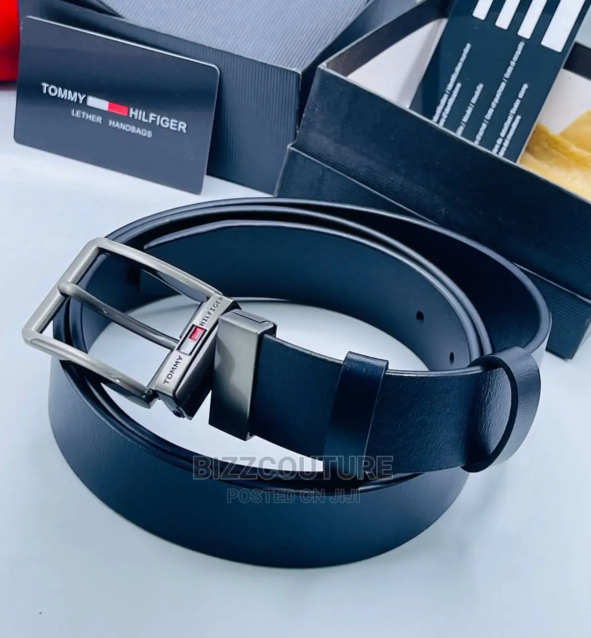 Original TOMMY HILFIGER Leather Belts Available in Store