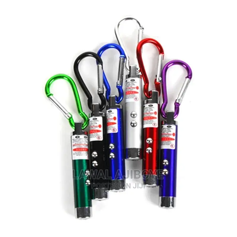 3 In 1 Red Laser Pen 1MW 650nm Continuous Wave Mini Led 12pc