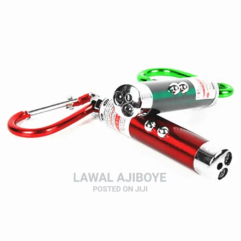 3 In 1 Red Laser Pen 1MW 650nm Continuous Wave Mini Led 12pc