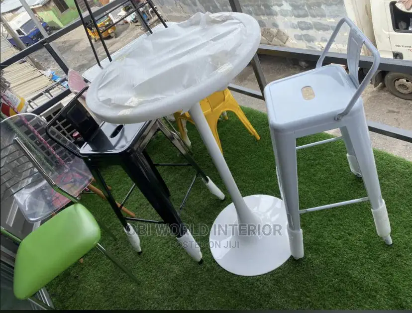 High Bar Stools and Dining Table