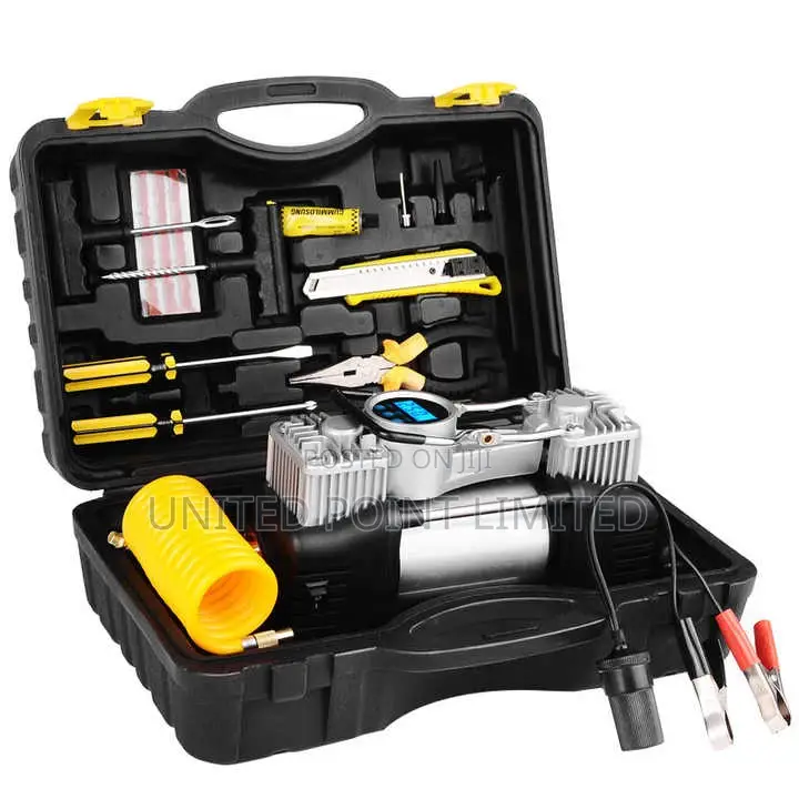 Car Tyre Pump / Air Compressor Complete Kit