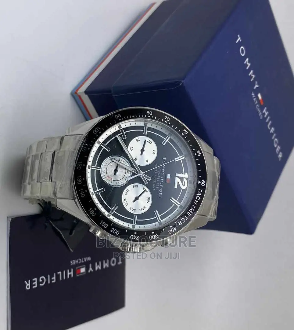 Original TOMMY HILFIGER Silver Steel Available in Store