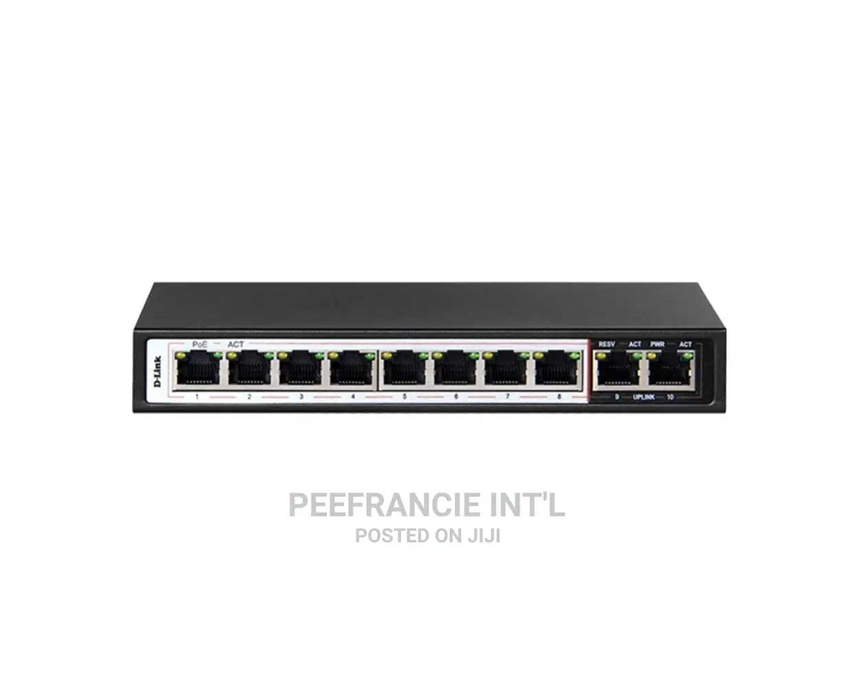 D-Link 10- Port POE+Surveillance Switch