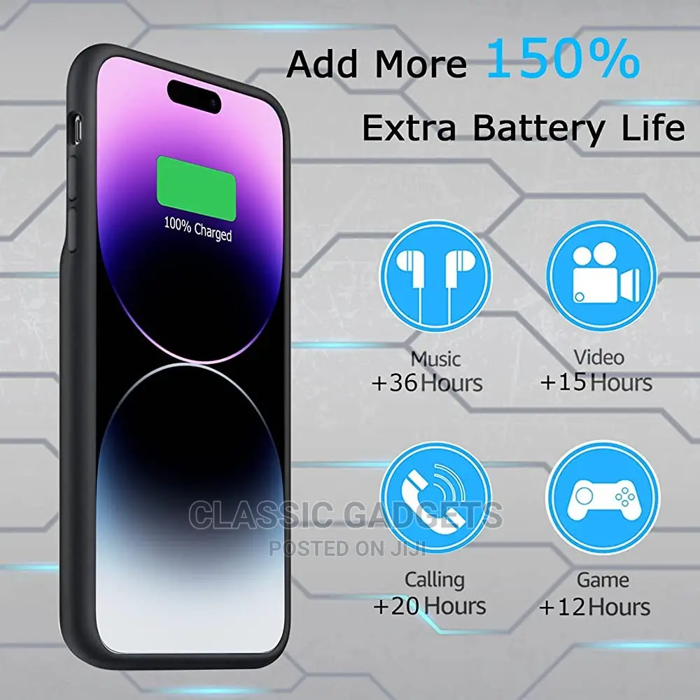 Rechargeable Slim Battery Charging Case For iPhone14 Promax