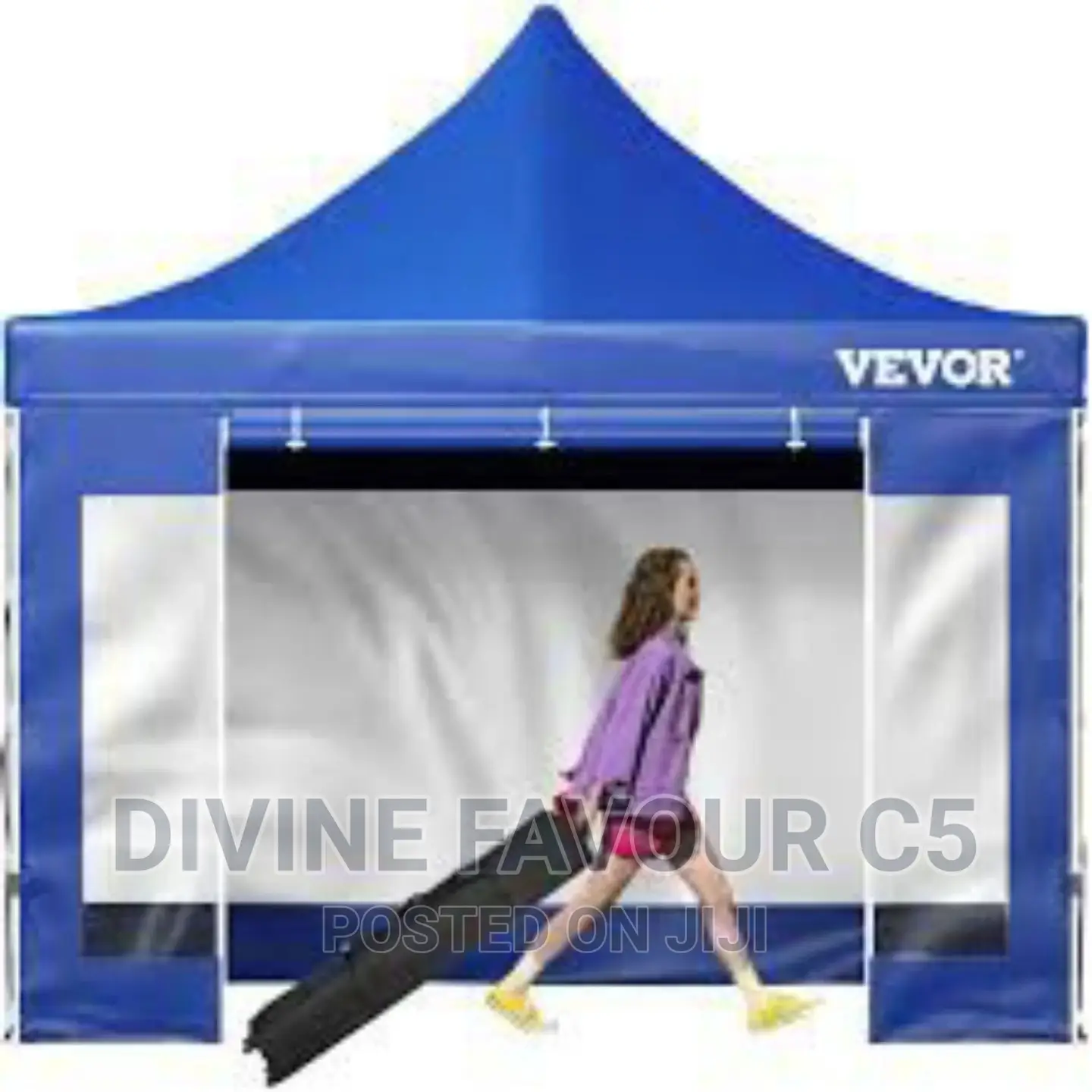 10 X10 Foldable Canopy Tent With Side Walls