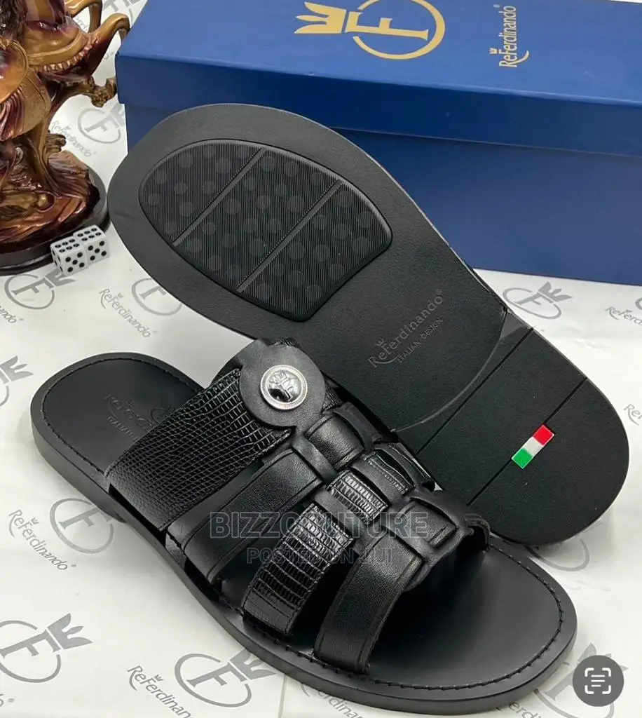 Original Italian RE FERDINANDO Slippers Available in Store