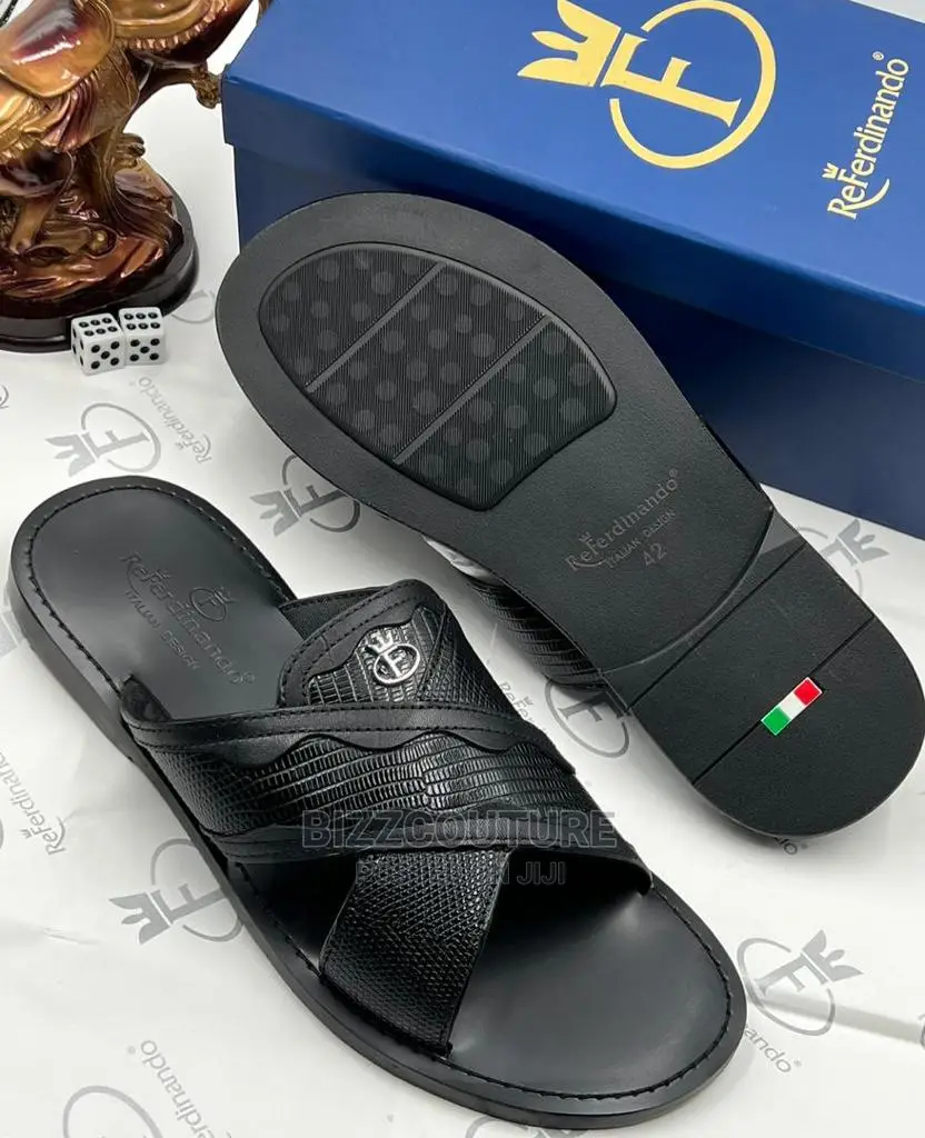 Original Italian RE FERDINANDO Slippers Available in Store