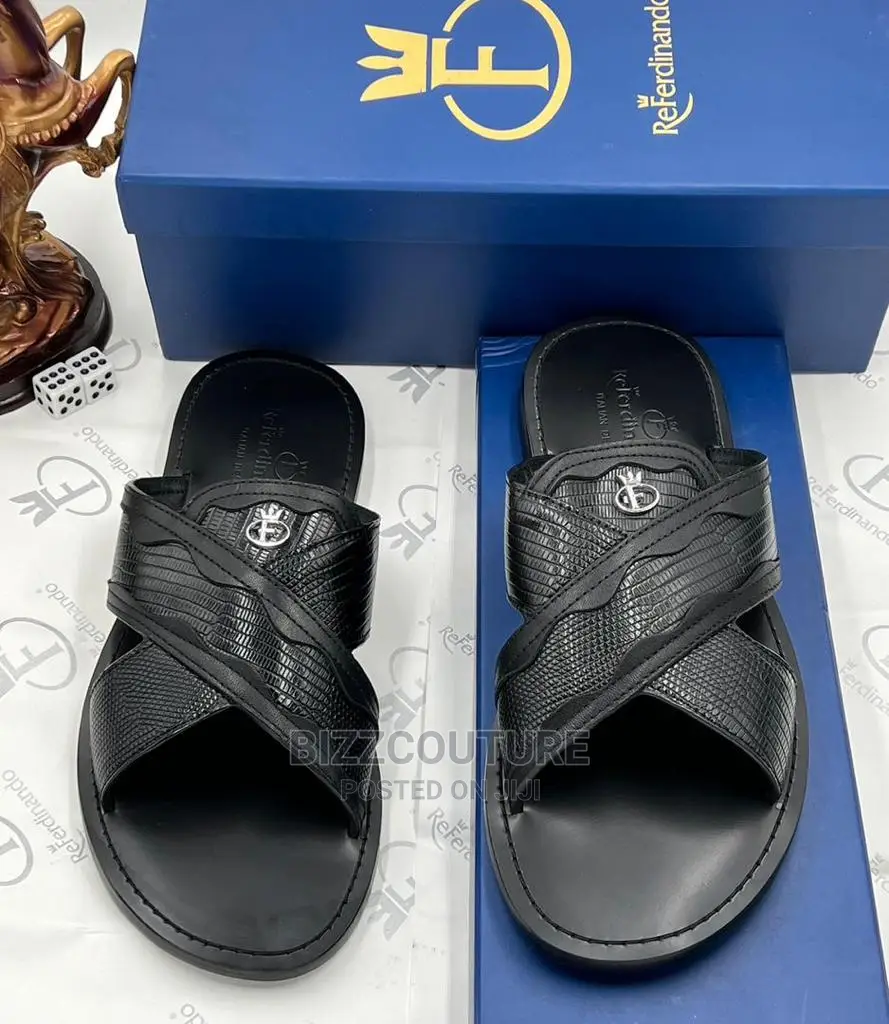 Original Italian RE FERDINANDO Slippers Available in Store