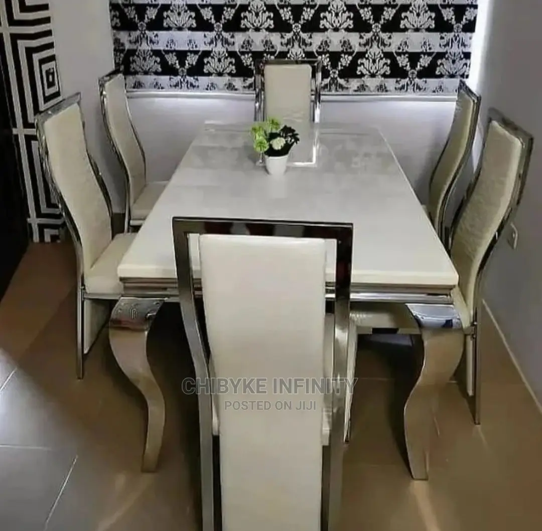 Imported, Brand New and Top Quality 6-Seater MARBLE DINING